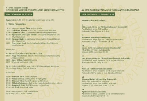 7. A Magyar Tudomány Napja Erdélyben