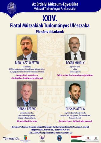 XXIV. Fiatal Műszakiak Nemzetközi Tudományos Ülésszaka -plenáris előadások