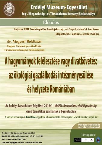 Az ökológiai gazdálkodás intézményesülése Romániában