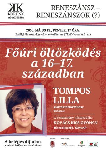 Tompos Lilla: Főúri öltözködés a 16–17. században