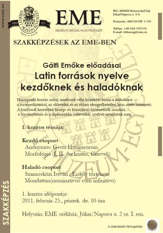 Latin források nyelve kezdőknek és haladóknak