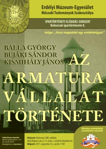 Balla György, Bujáki Sándor és Kismihály János: Az „Armatura" vállalat története