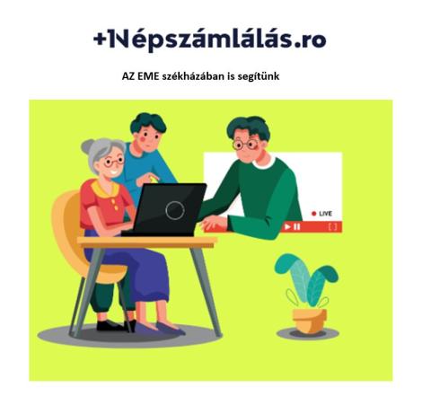 Népszámlálási összeírópont az EME székházában is