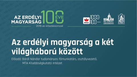 Bárdi Nándor: Az erdélyi magyarság a két világháború között