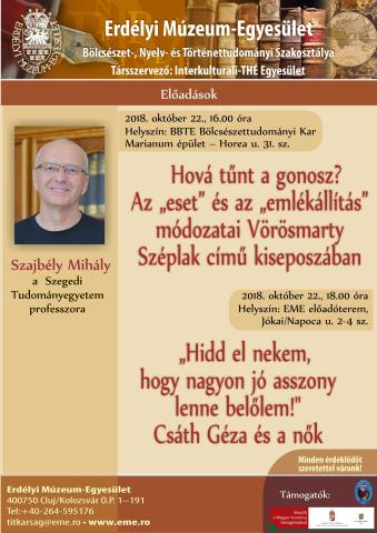Szajbély Mihály előadásai