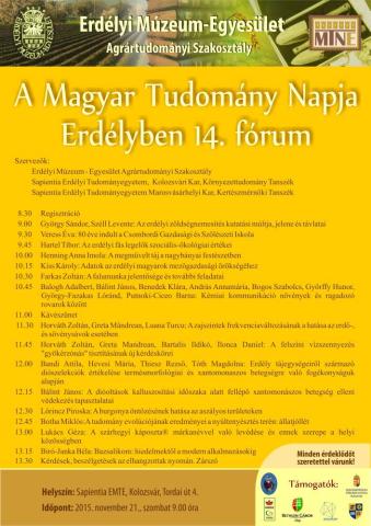  MTNE XI. Agrártudományi konferencia