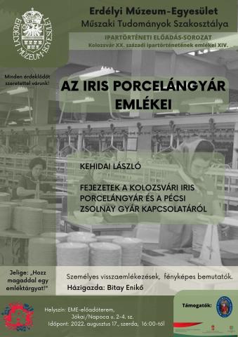 13. KMN - A kolozsvári Iris porcelángyár emlékei