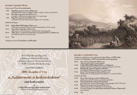 Szőlőtermelés és borkereskedelem