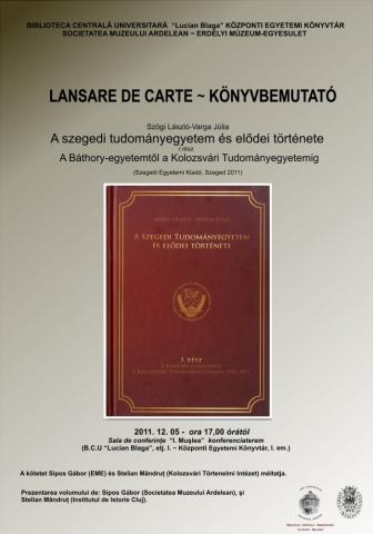 Szögi László–Varga Júlia: A szegedi tudományegyetem és elődei története