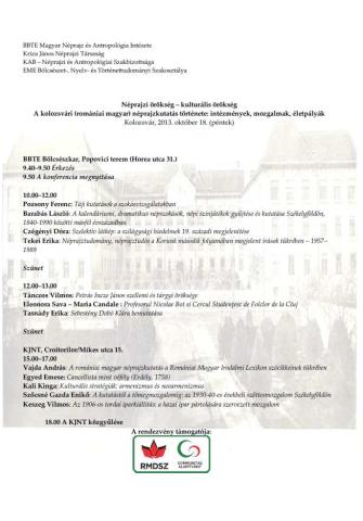 A kolozsvári (romániai magyar) néprajzkutatás története: intézmények, mozgalmak, életpályák