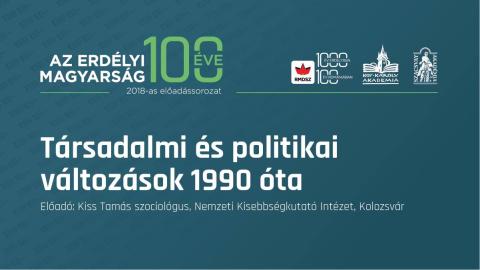 Kiss Tamás: Társadalmi és politikai változások 1990 óta