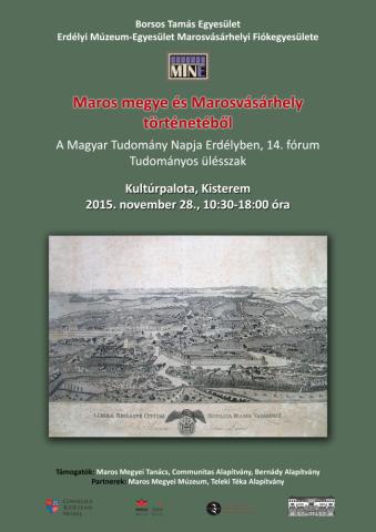 MTNE 2015 Maros megye és Marosvásárhely történetéből